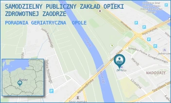 PORADNIA GERIATRYCZNA - SAMODZIELNY PUBLICZNY ZAKŁAD OPIEKI ZDROWOTNEJ ZAODRZE - LICEALNA 18,  OPOLE