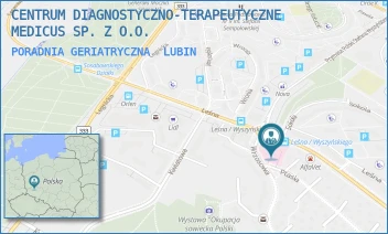 PORADNIA GERIATRYCZNA - CENTRUM DIAGNOSTYCZNO-TERAPEUTYCZNE MEDICUS SP. Z O.O. - UL. LEŚNA 8,  LUBIN