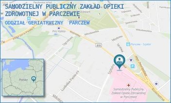 ODDZIAŁ GERIATRYCZNY - SAMODZIELNY PUBLICZNY ZAKŁAD OPIEKI ZDROWOTNEJ W PARCZEWIE - KOŚCIELNA 136,  PARCZEW