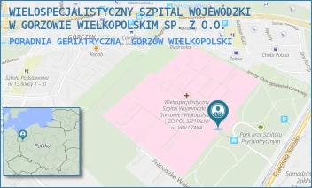 PORADNIA GERIATRYCZNA - WIELOSPECJALISTYCZNY SZPITAL WOJEWÓDZKI W GORZOWIE WIELKOPOLSKIM SP. Z O.O. - UL. FRANCISZKA WALCZAKA 42,  GORZÓW WIELKOPOLSKI