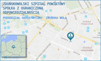 PODODDZIAŁ GERIATRYCZNY - ZDUŃSKOWOLSKI SZPITAL POWIATOWY SPÓŁKA Z OGRANICZONĄ ODPOWIEDZIALNOŚCIĄ - UL. KRÓLEWSKA 29,  ZDUŃSKA WOLA