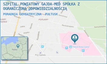 PORADNIA GERIATRYCZNA - SZPITAL POWIATOWY GAJDA-MED SPÓŁKA Z OGRANICZONĄ ODPOWIEDZIALNOŚCIĄ - TEOFILA KWIATKOWSKIEGO 19,  PUŁTUSK