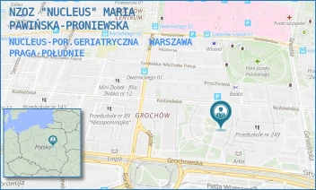 NUCLEUS-POR.GERIATRYCZNA - NZOZ "NUCLEUS" MARIA PAWIŃSKA-PRONIEWSKA - KOBIELSKA 13,  WARSZAWA PRAGA-POŁUDNIE