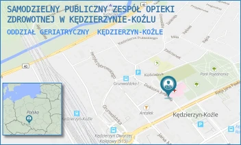ODDZIAŁ GERIATRYCZNY - SAMODZIELNY PUBLICZNY ZESPÓŁ OPIEKI ZDROWOTNEJ W KĘDZIERZYNIE-KOŹLU - UL. JUDYMA 4,  KĘDZIERZYN-KOŹLE