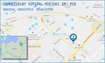ODDZIAŁ GERIATRII - SAMODZIELNY SZPITAL MIEJSKI IM. PCK - SIENKIEWICZA 79,  BIAŁYSTOK