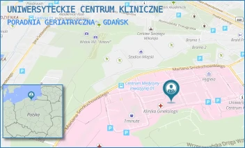 PORADNIA GERIATRYCZNA - UNIWERSYTECKIE CENTRUM KLINICZNE - UL. DĘBINKI 7,  GDAŃSK