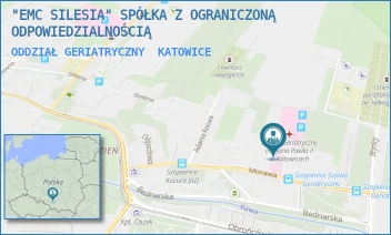 ODDZIAŁ GERIATRYCZNY - "EMC SILESIA" SPÓŁKA Z OGRANICZONĄ ODPOWIEDZIALNOŚCIĄ - UL. MORAWA 31,  KATOWICE