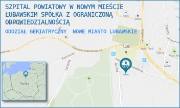 ODDZIAŁ GERIATRYCZNY - SZPITAL POWIATOWY W NOWYM MIEŚCIE LUBAWSKIM SPÓŁKA Z OGRANICZONĄ ODPOWIEDZIALNOŚCIĄ - MICKIEWICZA 10,  NOWE MIASTO LUBAWSKIE