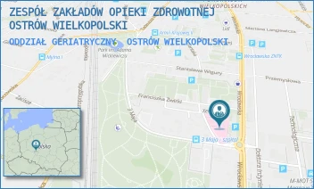 ODDZIAŁ GERIATRYCZNY - ZESPÓŁ ZAKŁADÓW OPIEKI ZDROWOTNEJ OSTRÓW WIELKOPOLSKI - 3-GO MAJA 35,  OSTRÓW WIELKOPOLSKI