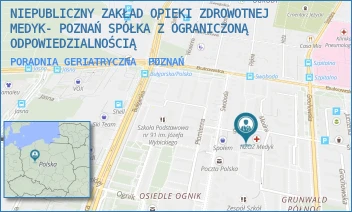 PORADNIA GERIATRYCZNA - NIEPUBLICZNY ZAKŁAD OPIEKI ZDROWOTNEJ MEDYK- POZNAŃ SPÓŁKA Z OGRANICZONĄ ODPOWIEDZIALNOŚCIĄ - ŚWIT 47,  POZNAŃ